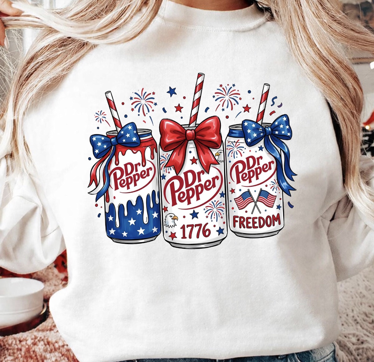 Fourth of July patriotic design