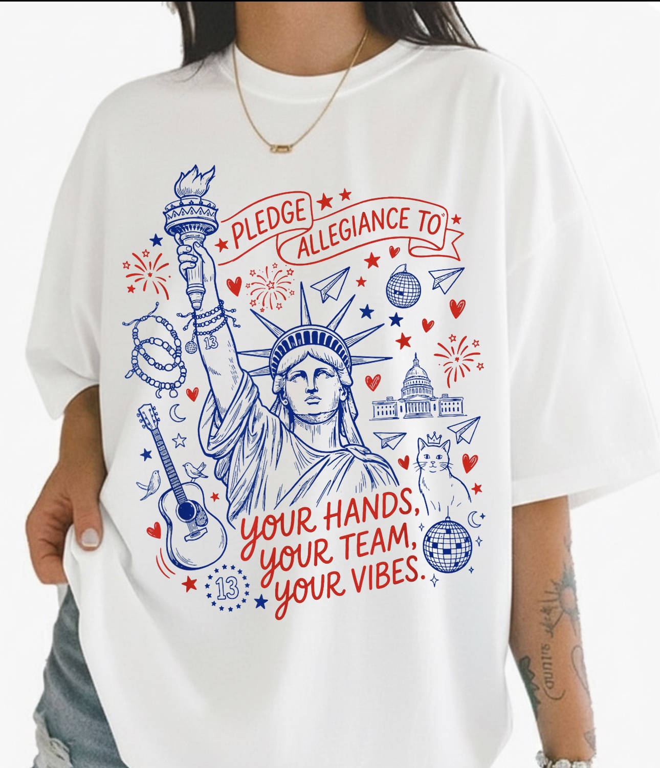 Statue of Liberty patriotic shirt